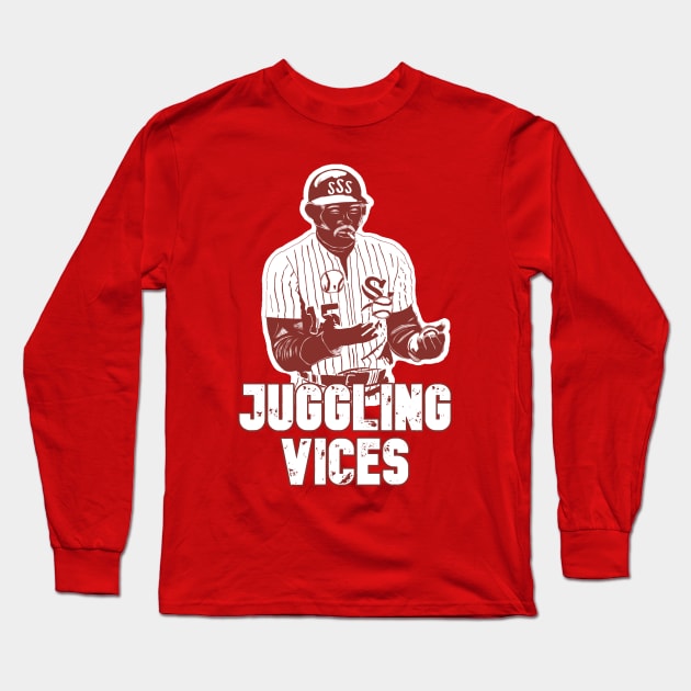 Juggling Vices (SSS) Long Sleeve T-Shirt by Sox Populi